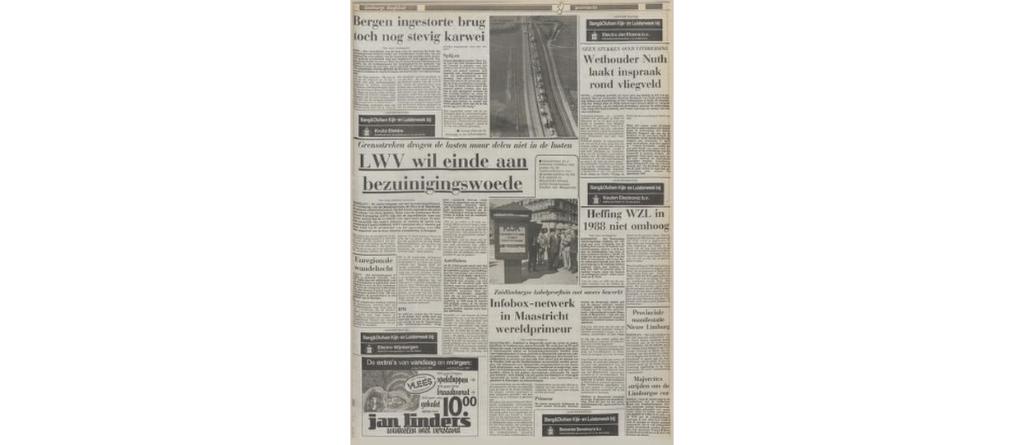 DESIGN Wereldprimeur uit Maastricht [ 23 april 1987], Ophalen of Verzenden