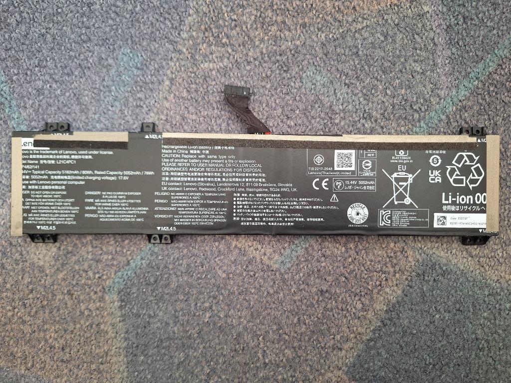 Laptop accu van Lenovo Legion 5 (L21C4PC1), Ophalen of Verzenden, Gebruikt, Lenovo