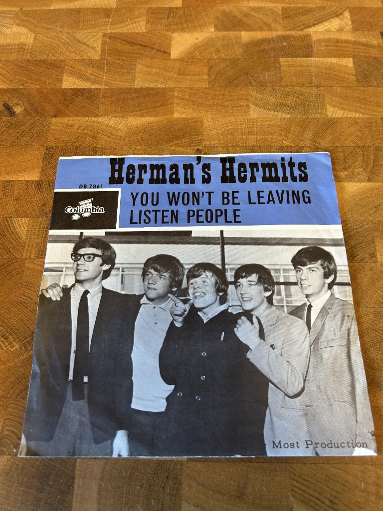 Herman's Hermits You won't be leaving single, Cd's en Dvd's, Vinyl Singles, Ophalen of Verzenden, Gebruikt, Pop, Single