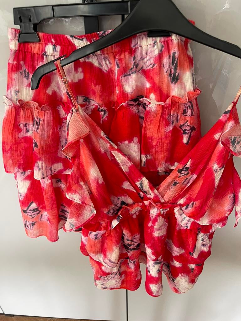 Iro set - rokje en top maat XS - kleine S, Kleding | Dames, Ophalen of Verzenden, Zo goed als nieuw, Maat 34 (XS) of kleiner, Boven de knie