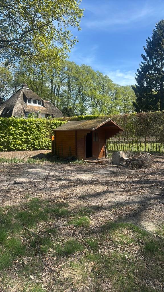 te koop; Tuinhuisje, Ophalen of Verzenden, Gebruikt, 250 tot 500 cm, Met overkapping