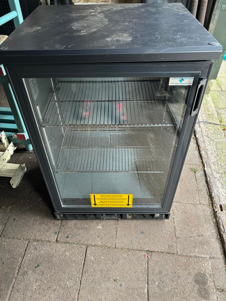 Gamko glasdeur koelkast, Witgoed en Apparatuur, Ophalen, Zonder vriesvak, Minder dan 75 liter, Niet werkend