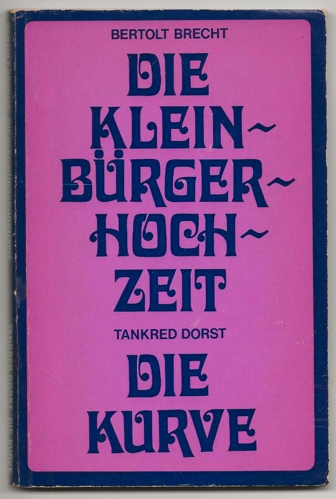 Bertolt Brecht - Die Kleinbürgerhochzeit, 1e druk uit 1970, Boeken, Taal | Duits, Gelezen, Fictie, Ophalen