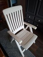 2  verstelbare tuinstoelen. In zeer goede staat! Samen 20€, Tuin en Terras, Ophalen, Gebruikt, Kunststof, Verstelbaar