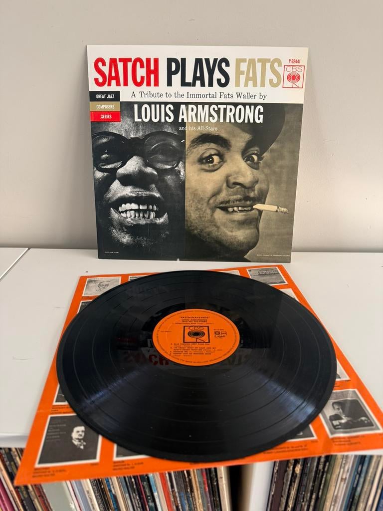 Louis Armstrong fats waller satch, Cd's en Dvd's, Vinyl | Jazz en Blues, Ophalen of Verzenden, Zo goed als nieuw, Overige formaten