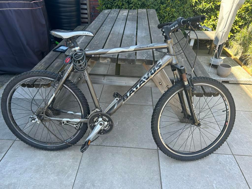 Mountainbike Batavus RM 400 met kapotte derailleur, Gebruikt, Hardtail, Velgrem, Ophalen