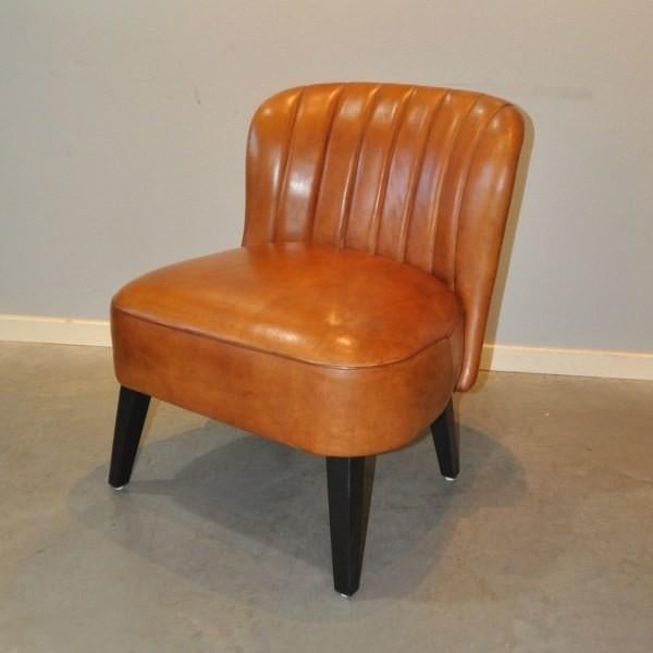 Nieuwe schapenleren fauteuil, Nieuw, Ophalen of Verzenden, 50 tot 75 cm, Leer