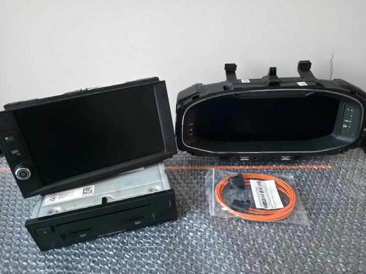 Seat Leon Digitale Virtual Cockpit & MIB2 Regelunit Set, Auto-onderdelen, Dashboard en Schakelaars, Seat, Gebruikt, Ophalen