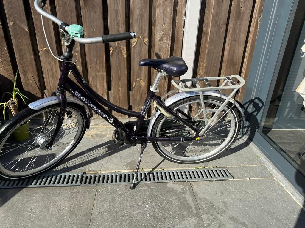 Batavus meisjesfiets - Paars, met versnellingen, Fietsen en Brommers, Fietsen | Meisjes, Ophalen, Gebruikt, 24 inch, Versnellingen