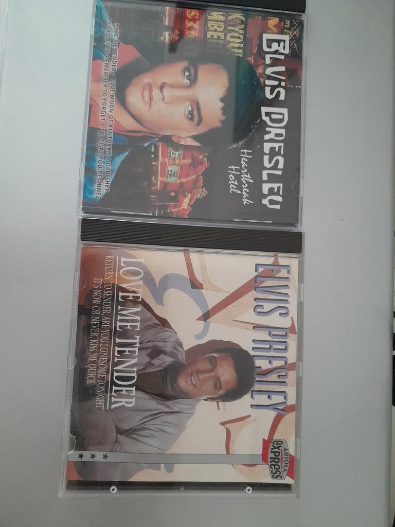 Elvis Presley CD's: Heartbreak Hotel & Love Me Tender, Cd's en Dvd's, Ophalen of Verzenden