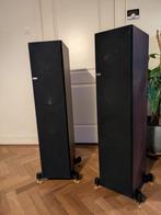 KEF Q900 Speakers Vloerstaanders Walnoot, Overige merken, Gebruikt, Ophalen of Verzenden, 120 watt of meer