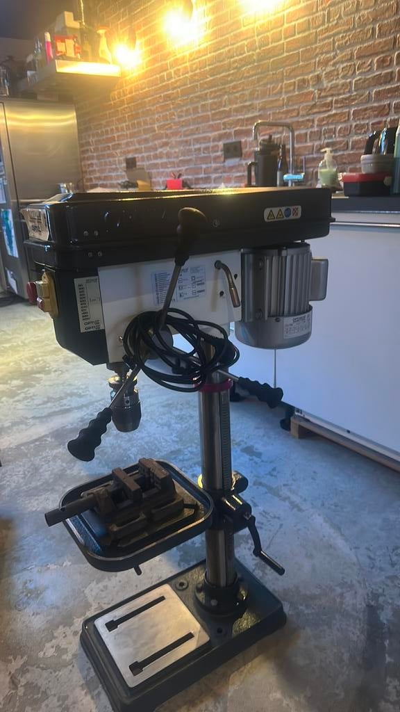 Optimum OPTIdrill B 20 Kolomboormachine, Doe-het-zelf en Verbouw, Gereedschap | Boormachines, Ophalen of Verzenden, Gebruikt, 600 watt of meer