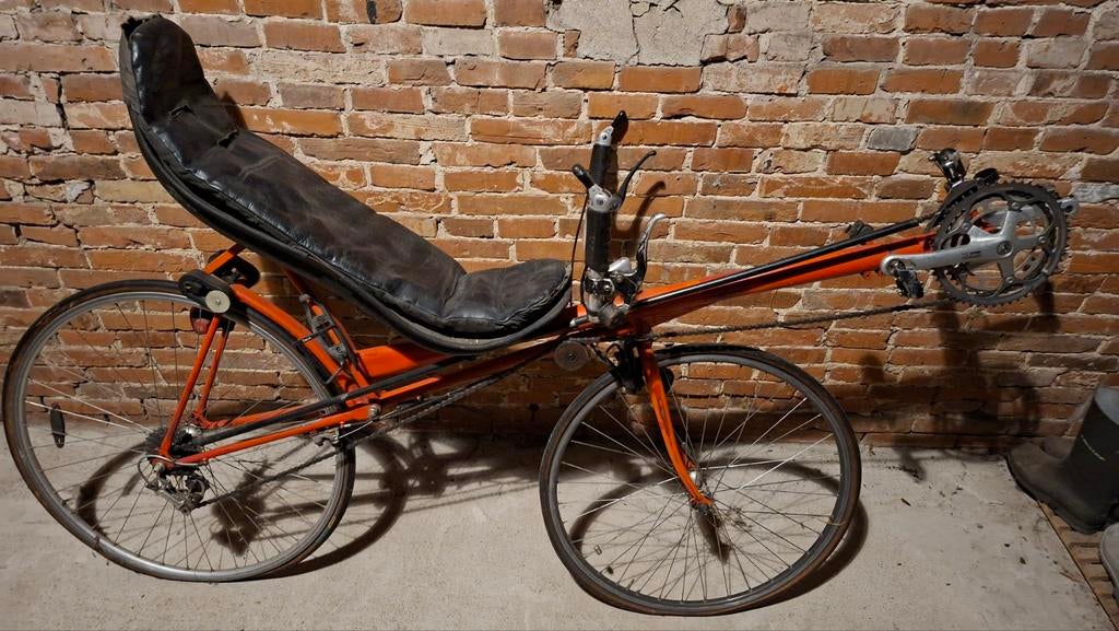 Originele M5 ligfiets, Gebruikt, Velgrem, Onderstuur, Ophalen