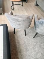 Grijze fauteuils - set van 2, Huis en Inrichting, Fauteuils, Minder dan 75 cm, Ophalen of Verzenden, Zo goed als nieuw, 50 tot 75 cm