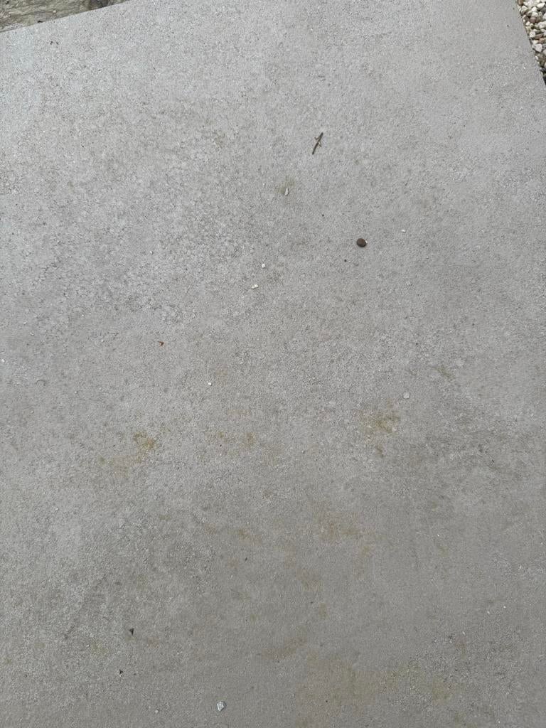 Lichtgrijze Terrastegels 1200x600x20 mm (5 stuks), Tuin en Terras, Gebruikt, Ophalen of Verzenden, Minder dan 5 m², Beton