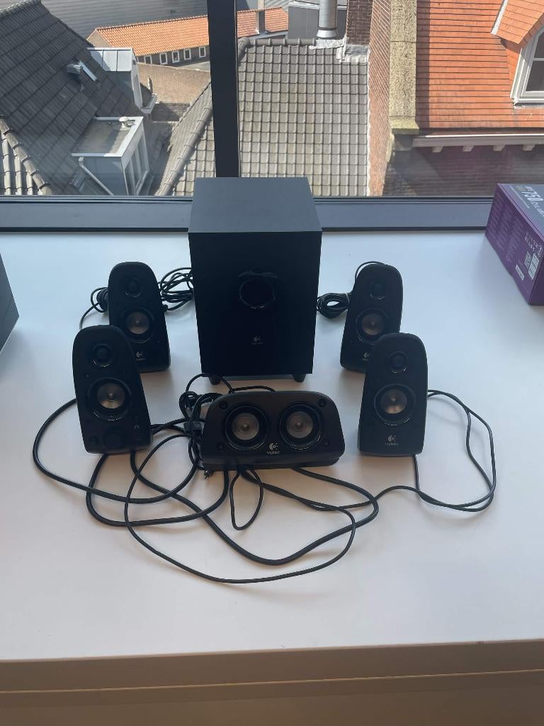 Logitech Z506 Multimedia 5.1 Surround Sound Speaker System, Ophalen, Gebruikt, Logitech G