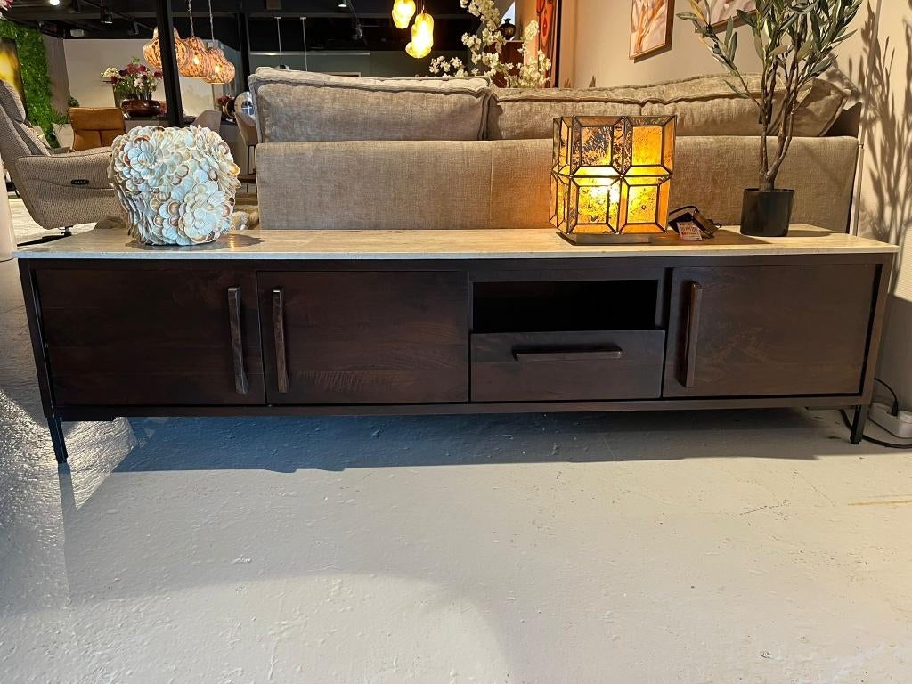 Tv-meubel Valencia, Huis en Inrichting, Kasten | Televisiemeubels, Ophalen, Overige materialen, Nieuw, 200 cm of meer