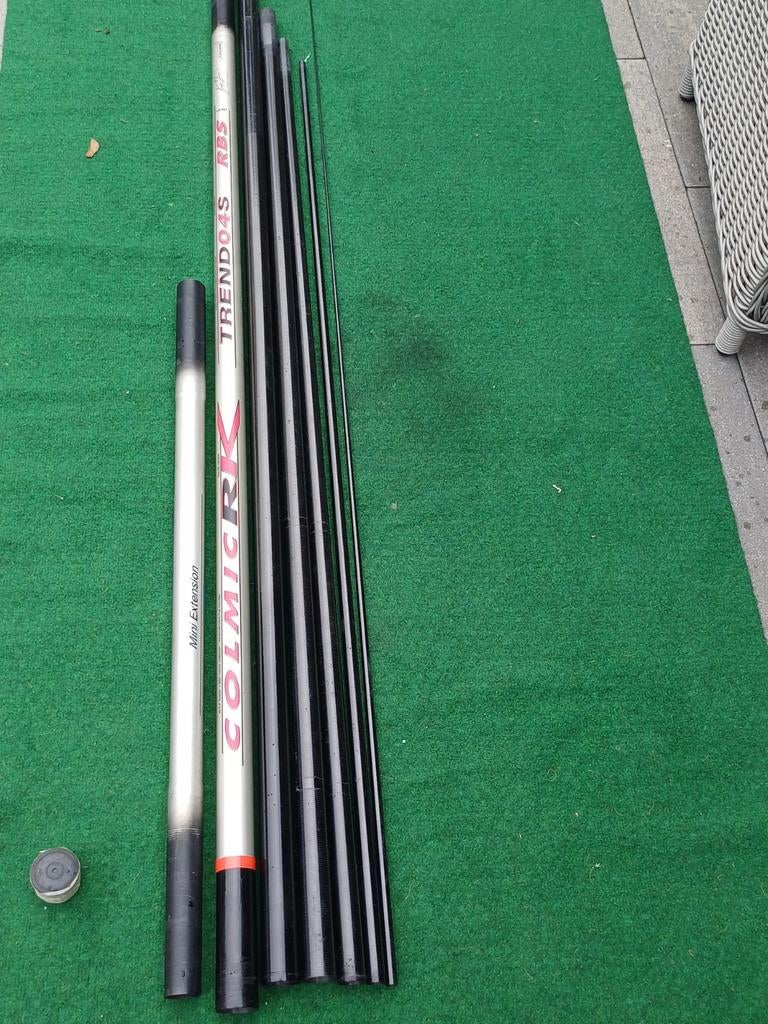 colmic 10m carbon hengel, Ophalen, Gebruikt, Vaste hengel