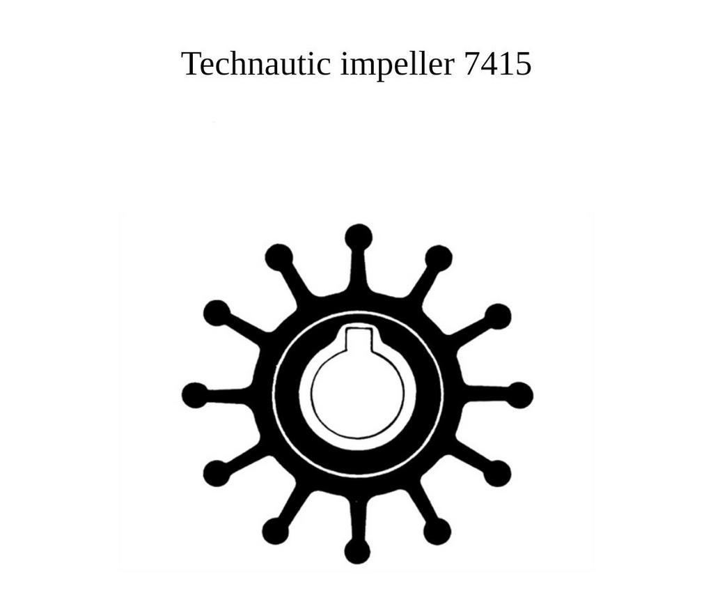 Technautic Impeller 7415, Watersport en Boten, Ophalen of Verzenden, Nieuw, Motor en Techniek, Motorboot