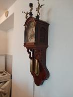 Antieke Friese Staartklok met Engelen en Maanstand, Ophalen