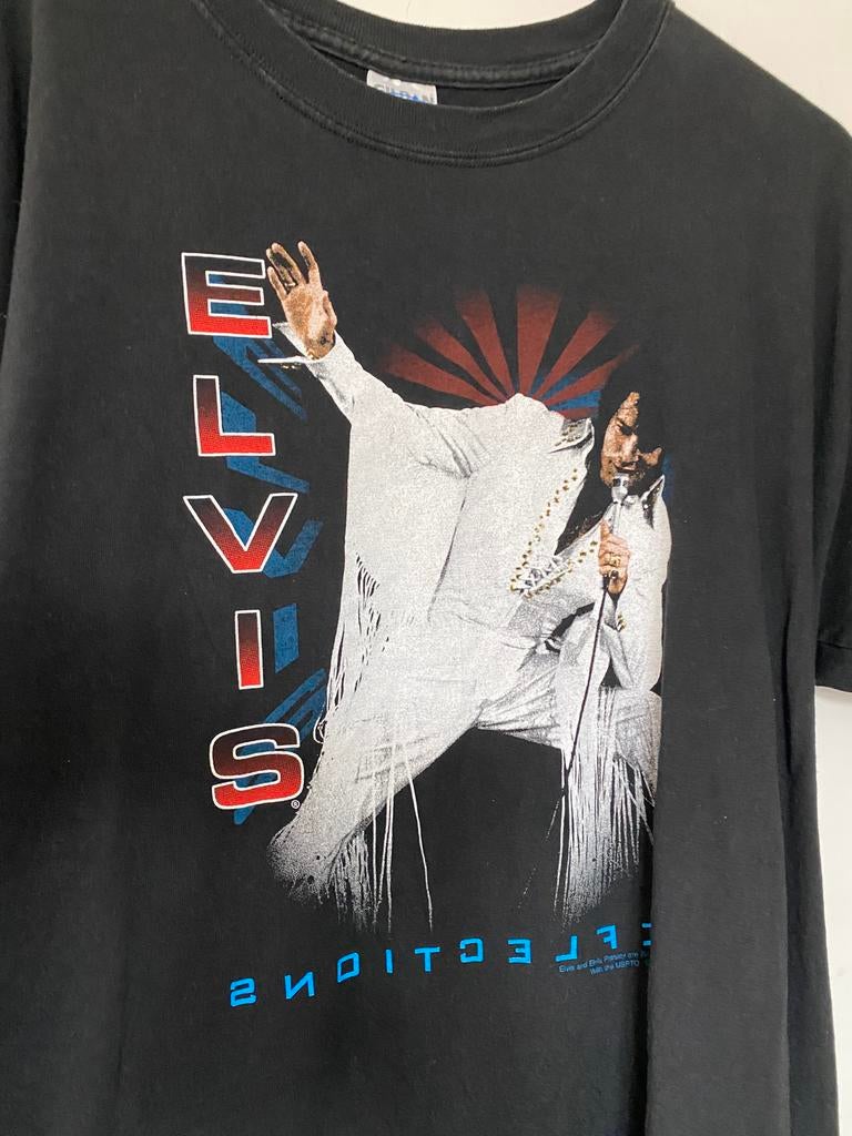 Elvis Presley shirt Reflections, Zwart, Onbekend, Maat 56/58 (XL), Ophalen of Verzenden