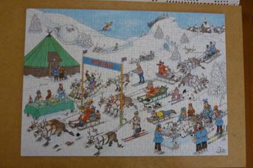 Jumbo Jan van Haasteren '' RENDIER RACE '' 500 stukjes. beschikbaar voor biedingen