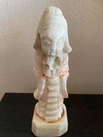 Albasten Guanyin Beeldje - Beschermster beschikbaar voor biedingen