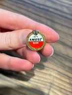 Amstel bier manchetknopen, Overige materialen, Ophalen of Verzenden, Zo goed als nieuw