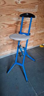 Handige zit/sta stoel, Ophalen, Gebruikt, Blauw, Metaal