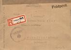 Duitse Rijk - Veldpost - Aangetekend - 1943, Postzegels en Munten, Brieven en Enveloppen | Buitenland, Envelop, Ophalen of Verzenden