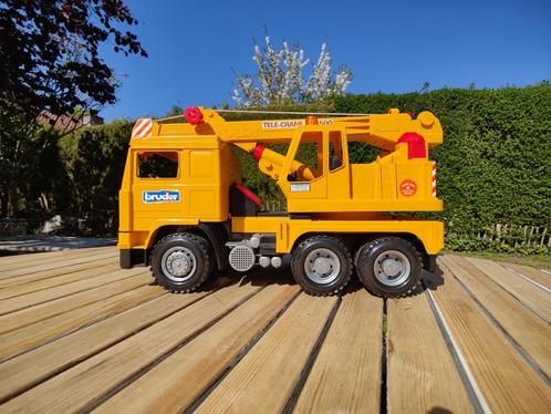 Bruder 02754 vrachtwagen MAN TGA Telecrane TC 4500 hijskraan, Kinderen en Baby's, Speelgoed | Speelgoedvoertuigen, Gebruikt, Ophalen of Verzenden