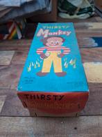 Vintage opwind aapje Thirsty Monkey japan, Antiek en Kunst, Ophalen of Verzenden