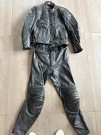 Mooi zwart lederen pak van ixs aan elkaar te ritsen, Motoren, Kleding | Motorkleding, Ophalen of Verzenden, Tweedehands, Combipak