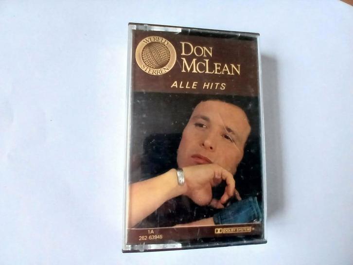 Don McLean ‎– Alle Hits, Cd's en Dvd's, Cassettebandjes, Gebruikt, Origineel, Pop, 1 bandje, Ophalen of Verzenden