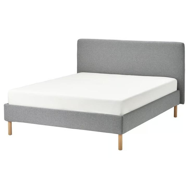 Tarnkullen bedframe incl. bekleding, zo goed als nieuw, Huis en Inrichting, Slaapkamer | Bedden, Zo goed als nieuw, Tweepersoons