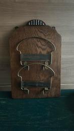 Vintage houten krantenhouder, tijschriften houder, Huis en Inrichting, Verzenden, Gebruikt