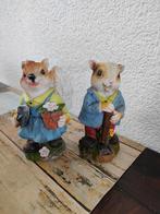 2 nieuwe polystone tuin beelden eekhoorns van intratuin, Verzamelen, Beelden en Beeldjes, Ophalen of Verzenden, Nieuw, Dier