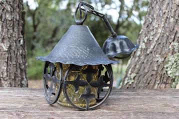 Brocante - Nostalgische hang-buitenlampen! beschikbaar voor biedingen
