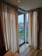 Luxe Evert Groot linnen gordijnen, Gebruikt, 200 cm of meer, Ophalen of Verzenden, 200 cm of meer