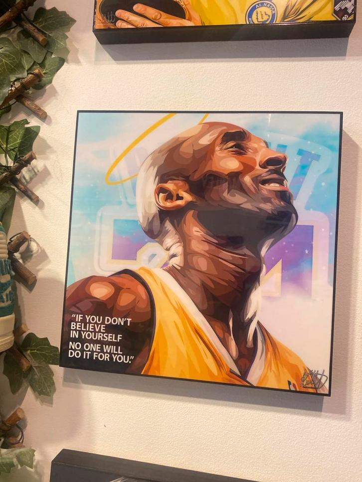 Kobe Bryant Schilderij - Limited Edition, Antiek en Kunst, Kunst | Tekeningen en Foto's, Ophalen of Verzenden