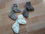 Gebreide babysokjes/sokjes/sokken, Nieuw, Sokjes, Jongetje of Meisje, Eigen gebreide sokken