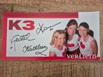 Handtekeningkaart van K3 originals, Ophalen of Verzenden, 1980 tot heden, Zo goed als nieuw