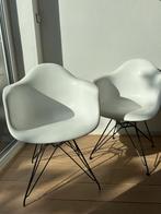 2 witte stoelen, Huis en Inrichting, Stoelen, Ophalen, Zo goed als nieuw, Wit, Twee