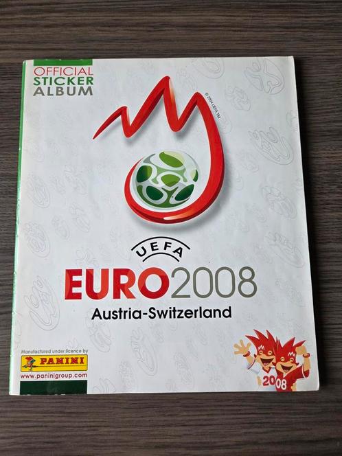 Panini Euro 2008 compleet album onbeschreven, Verzamelen, Sportartikelen en Voetbal, Zo goed als nieuw, Poster, Plaatje of Sticker