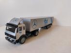 NZG 187 Mercedes-Benz NG met 3 as oplegger 100 jaar MB, Ophalen of Verzenden, Zo goed als nieuw, Bus of Vrachtwagen, NZG
