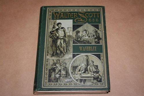 Walter Scott. Waverley. Antiek boek, 1893., Antiek en Kunst, Antiek | Boeken en Bijbels, Ophalen of Verzenden