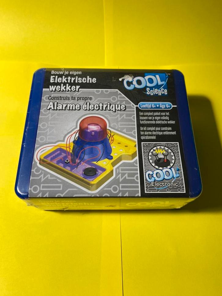 Bouwpakket elektrische wekker (leeftijd 6+) NIEUW, Hobby en Vrije tijd, Elektronica-componenten, Nieuw, Ophalen of Verzenden