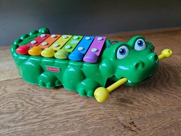 Fisher price kinder xylofoon krokodil  beschikbaar voor biedingen