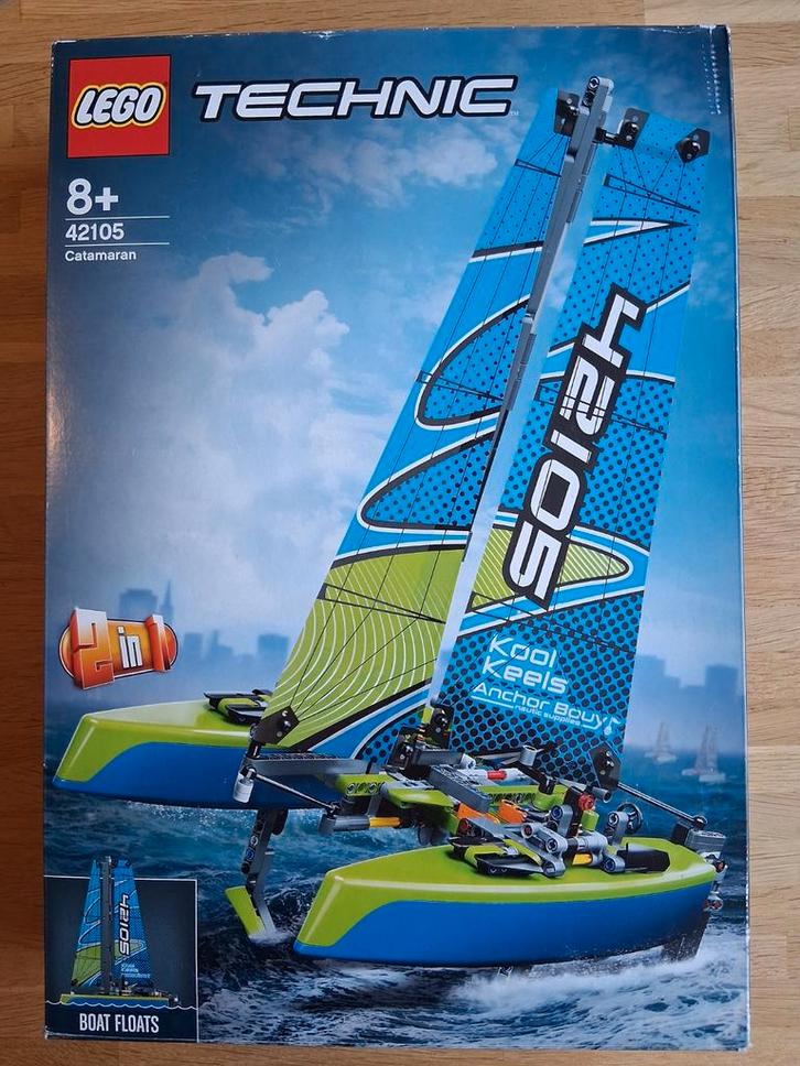 LEGO Technic Catamaran 42105, Hobby en Vrije tijd, Modelbouw | Boten en Schepen, Zo goed als nieuw, Groter dan 1:32, Overige merken