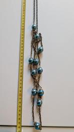 ketting turkoois/zilver, Verzenden, Zo goed als nieuw, Zilver, Overige materialen